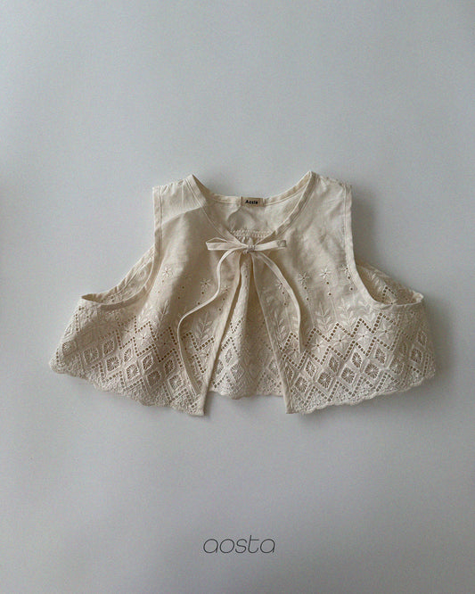 [PRE-ORDER] Lace Jenny Open Vest