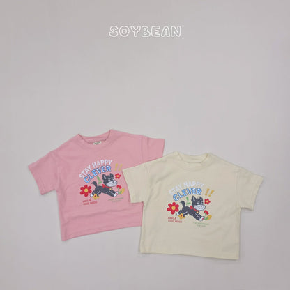 [PRE-ORDER] Floral Puppy T-Shirts