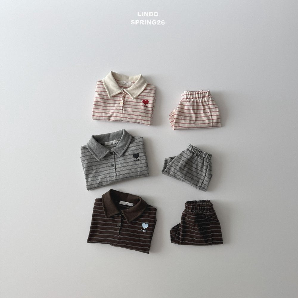 [PRE-ORDER] Sand Collar Top Bottom Set