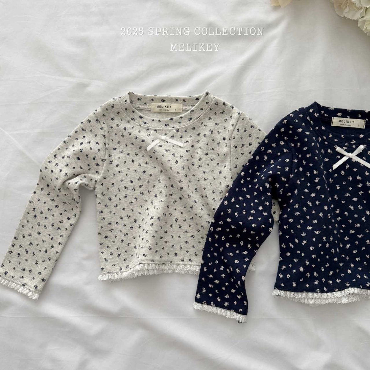 Rose Crop T-Shirts [Oatmeal/L(4-5yr)]