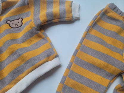 [PRE-ORDER] Stripe Bear Top Bottom Set