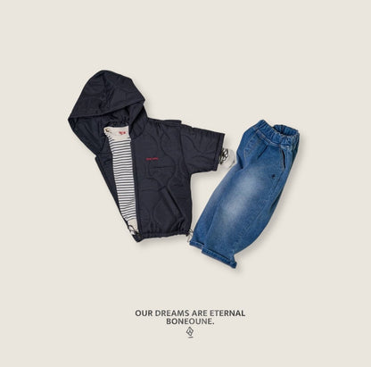 [PRE-ORDER] Half Hoodie Padded Jacket