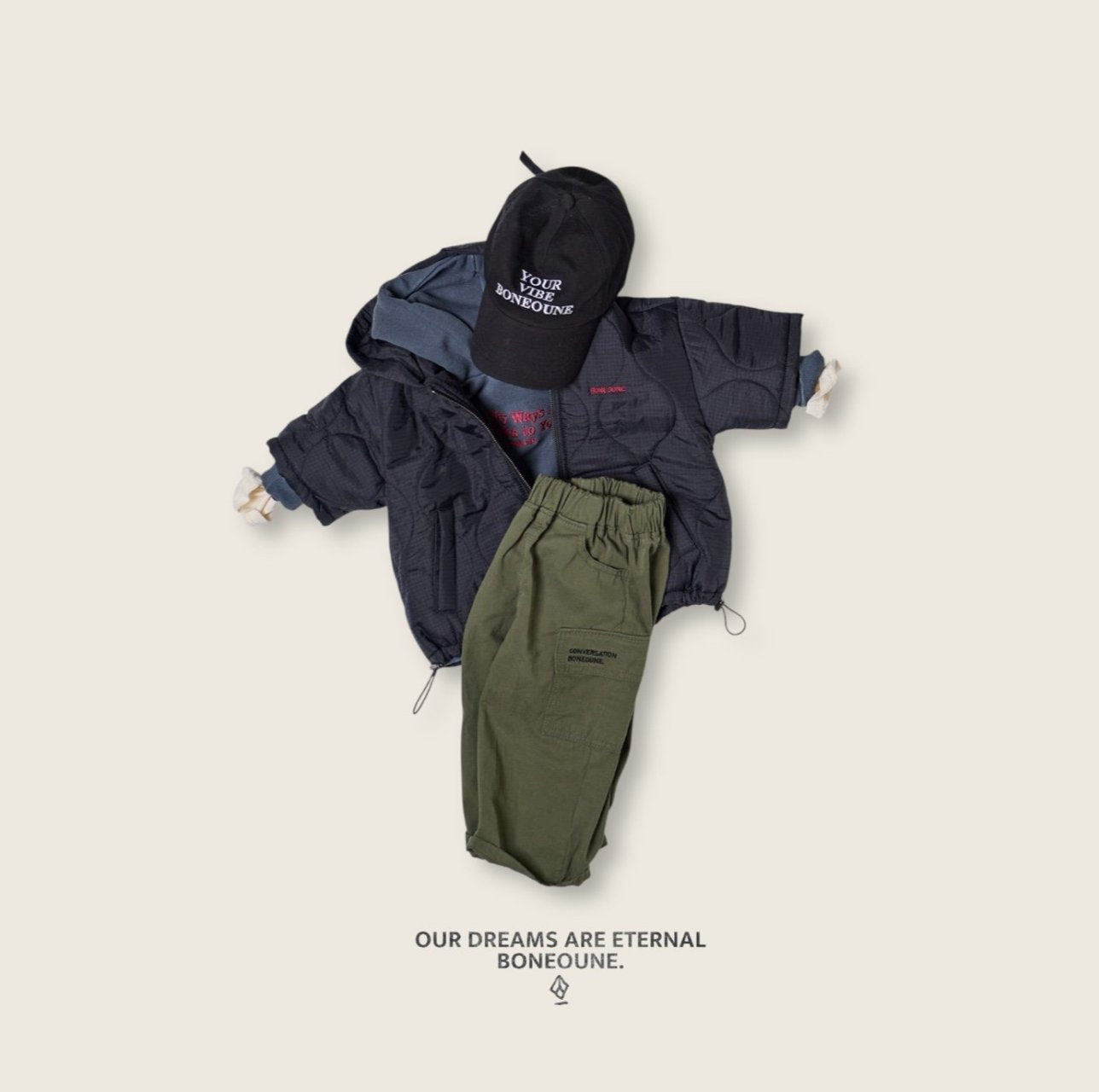 [PRE-ORDER] Half Hoodie Padded Jacket