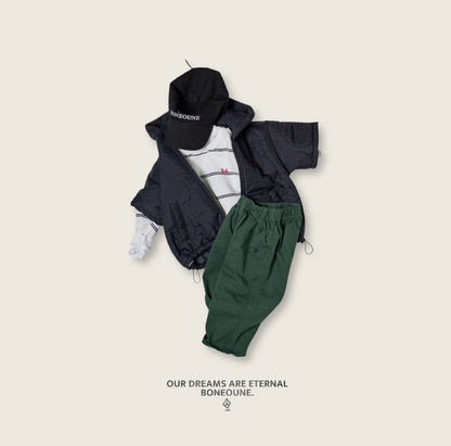 [PRE-ORDER] Half Hoodie Padded Jacket