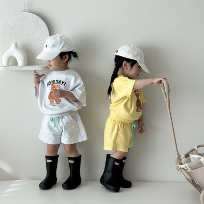 [PRE-ORDER] Good Day Bear Top Bottom Set