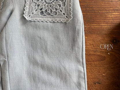[PRE-ORDER] Mare Lace Linen Denim Pants