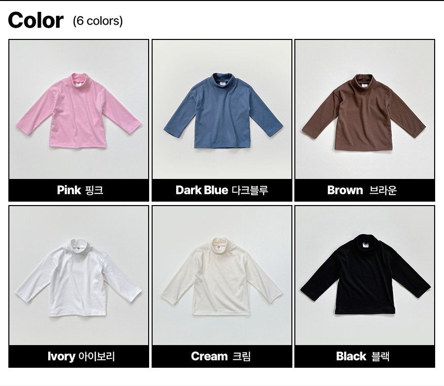[PRE-ORDER] New Peach Turtleneck T-Shirts