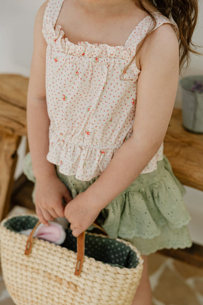Miu Blouse [Red/3/XS(1-2yr)]