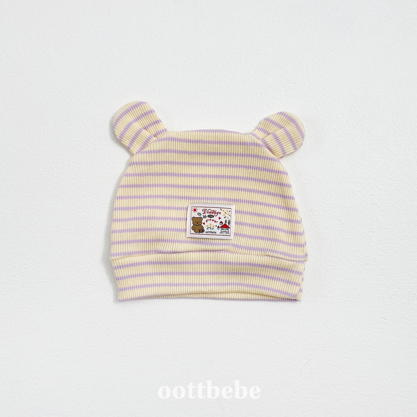 [PRE-ORDER] Macaroon Bear Baby Beanie