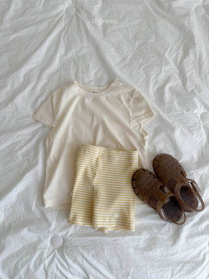 [PRE-ORDER] Stripe Butter Biker Shorts
