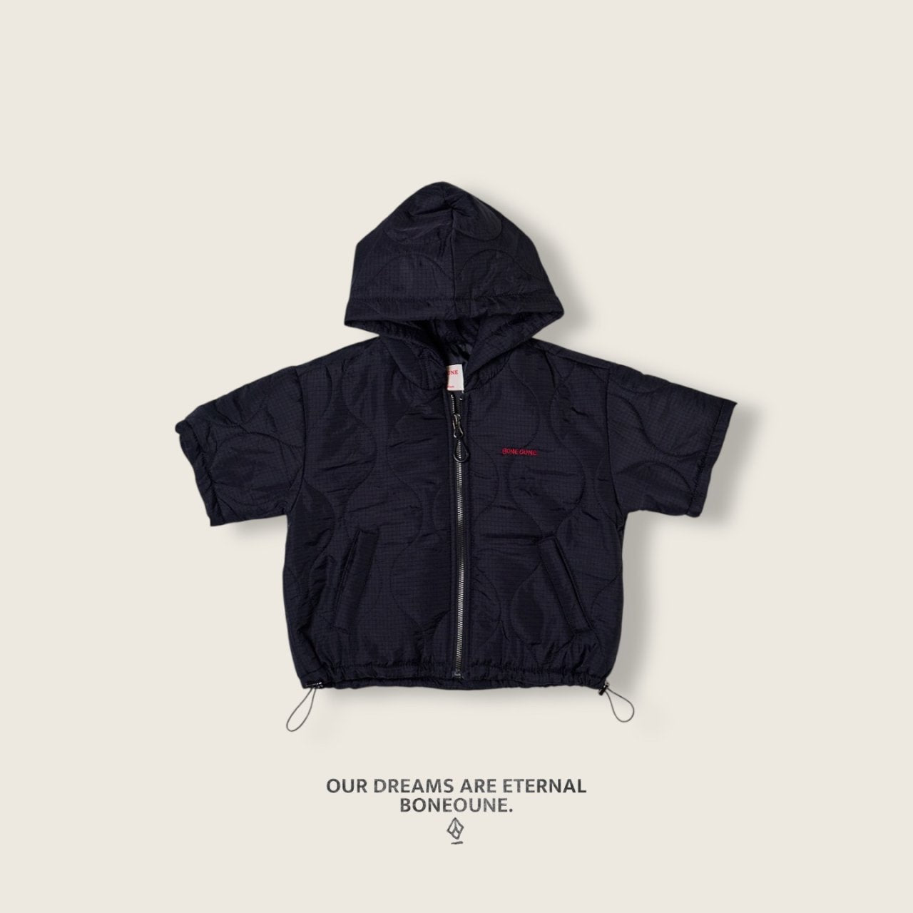 [PRE-ORDER] Half Hoodie Padded Jacket