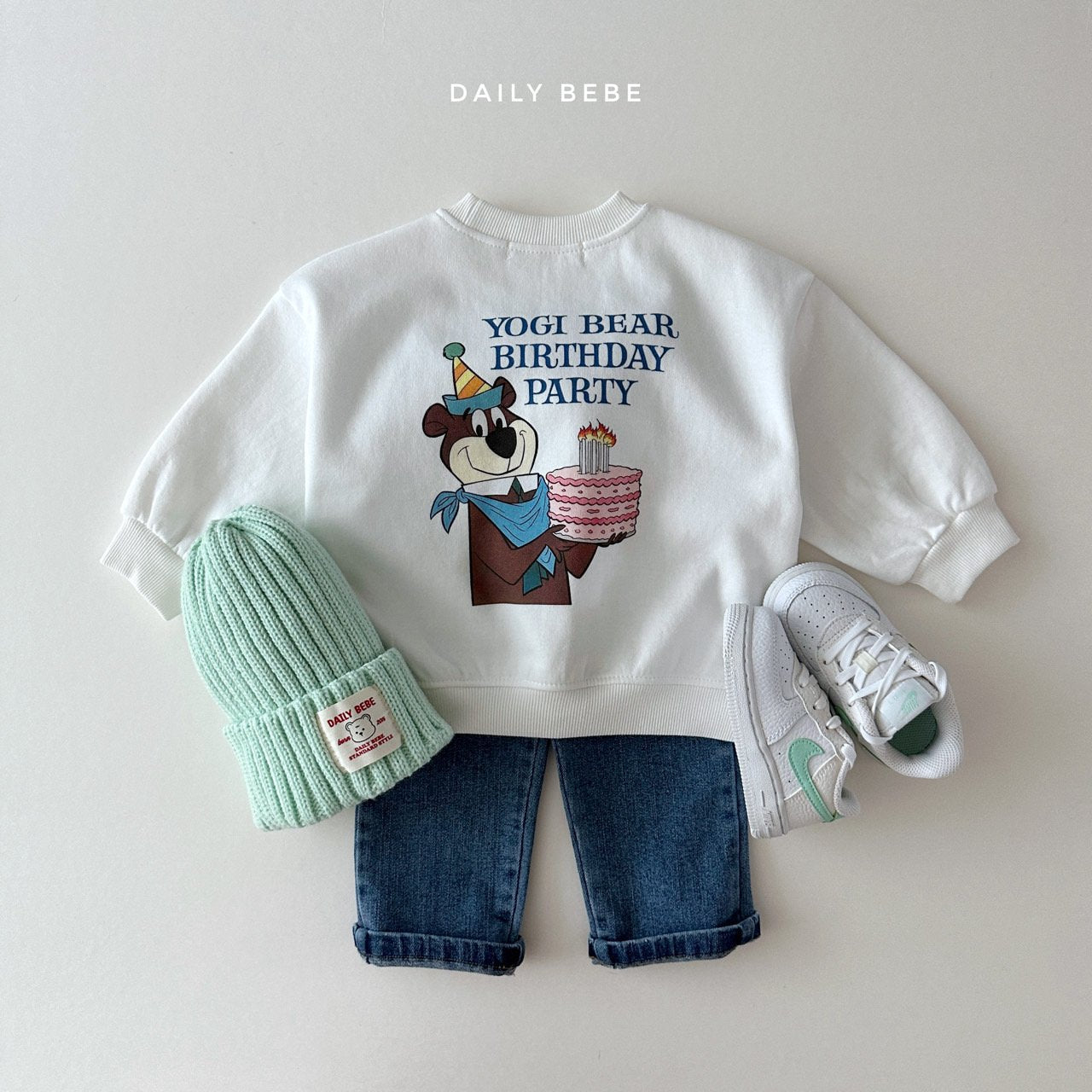 Birthday Sweatshirts [Ivory,White Melange/XS(1-2yr)]