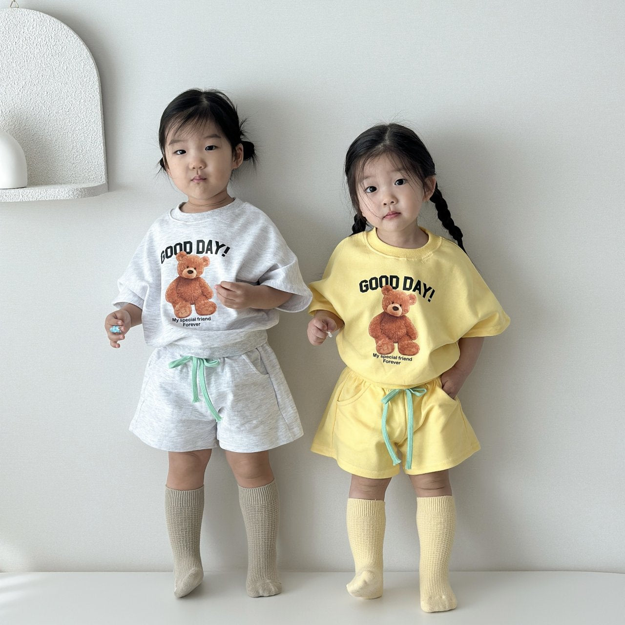 [PRE-ORDER] Good Day Bear Top Bottom Set