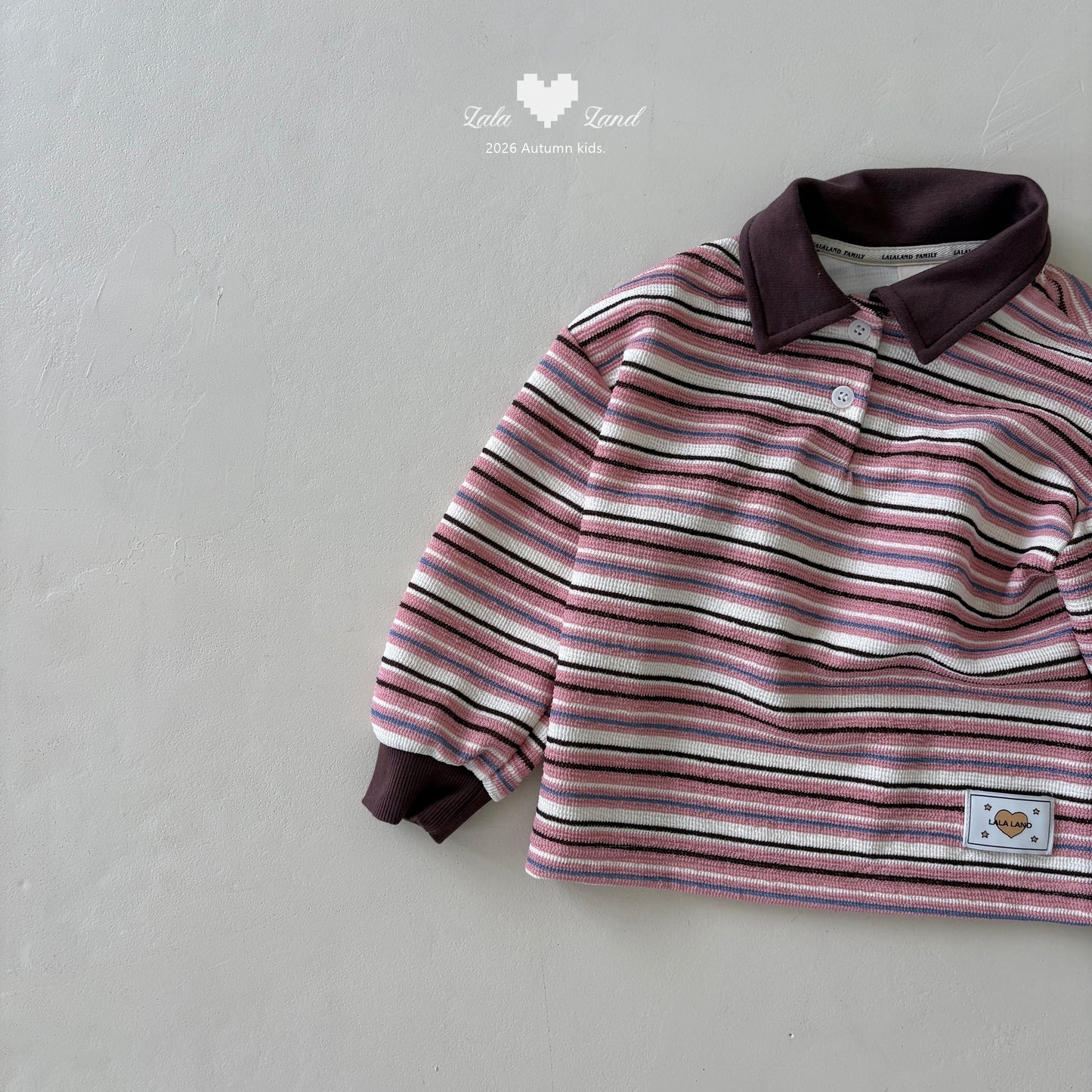 [PRE-ORDER] Pigment Stripe Collar T-Shirts