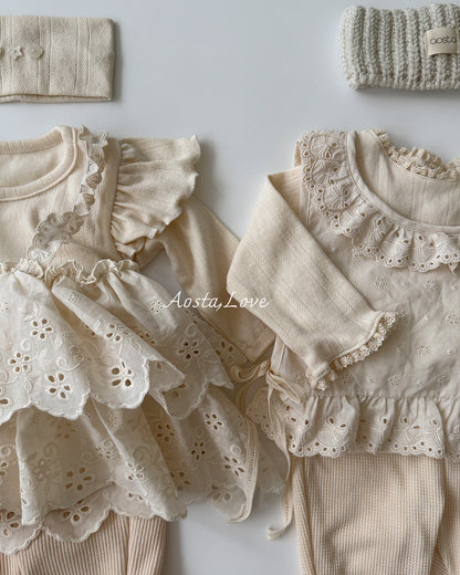 [PRE-ORDER] Lace Can Can Blouse