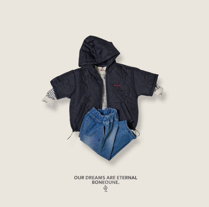 [PRE-ORDER] Half Hoodie Padded Jacket