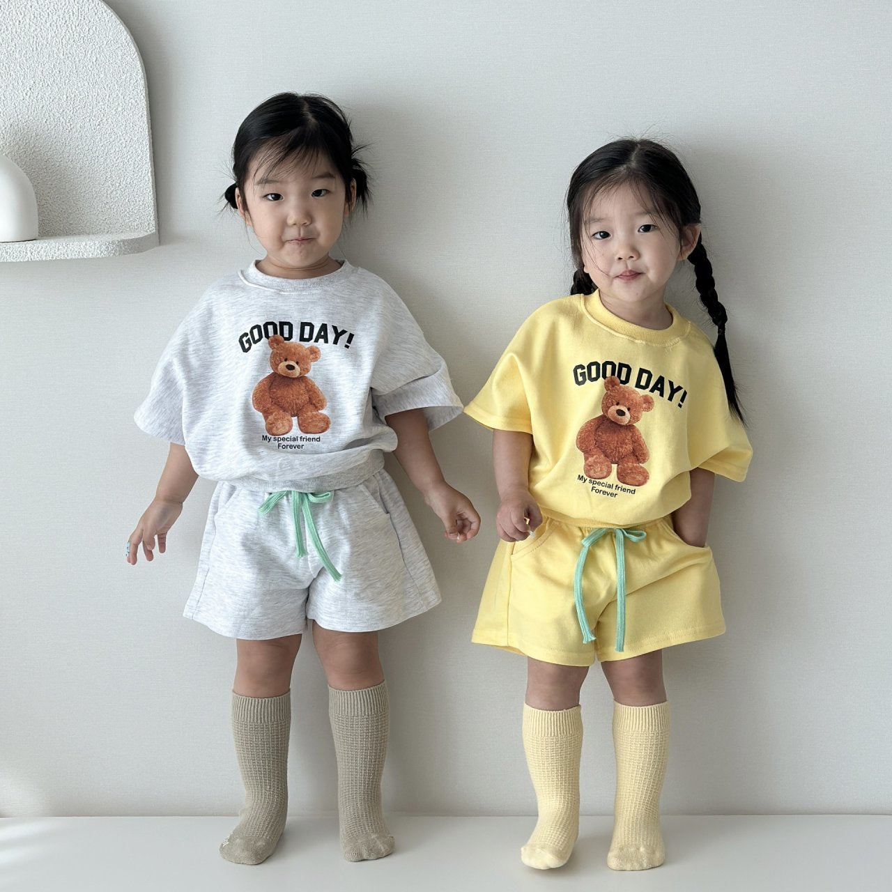 [PRE-ORDER] Good Day Bear Top Bottom Set