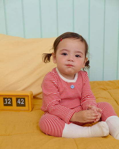 Vanilla Latte Home Wear Set [Blue/Yellow/XL(4-5yr)]