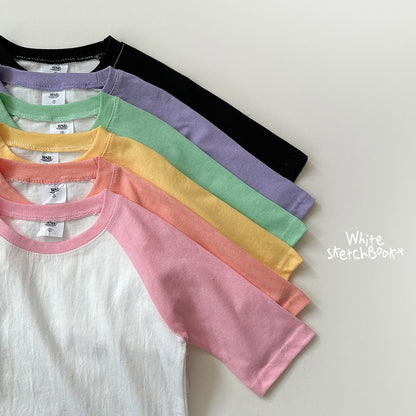 [PRE-ORDER] New Color Block Raglan 3/4 Sleeve T-Shirts
