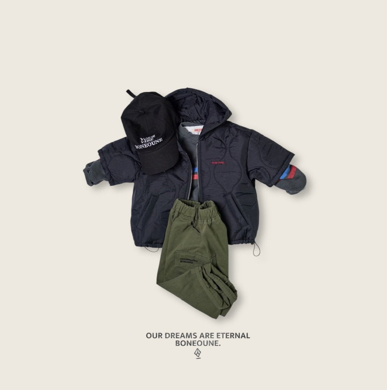 [PRE-ORDER] Half Hoodie Padded Jacket