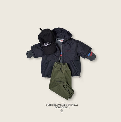 [PRE-ORDER] Half Hoodie Padded Jacket