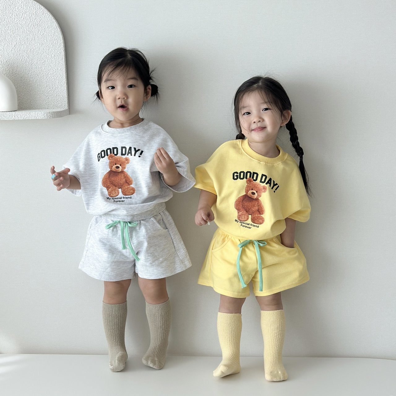 [PRE-ORDER] Good Day Bear Top Bottom Set