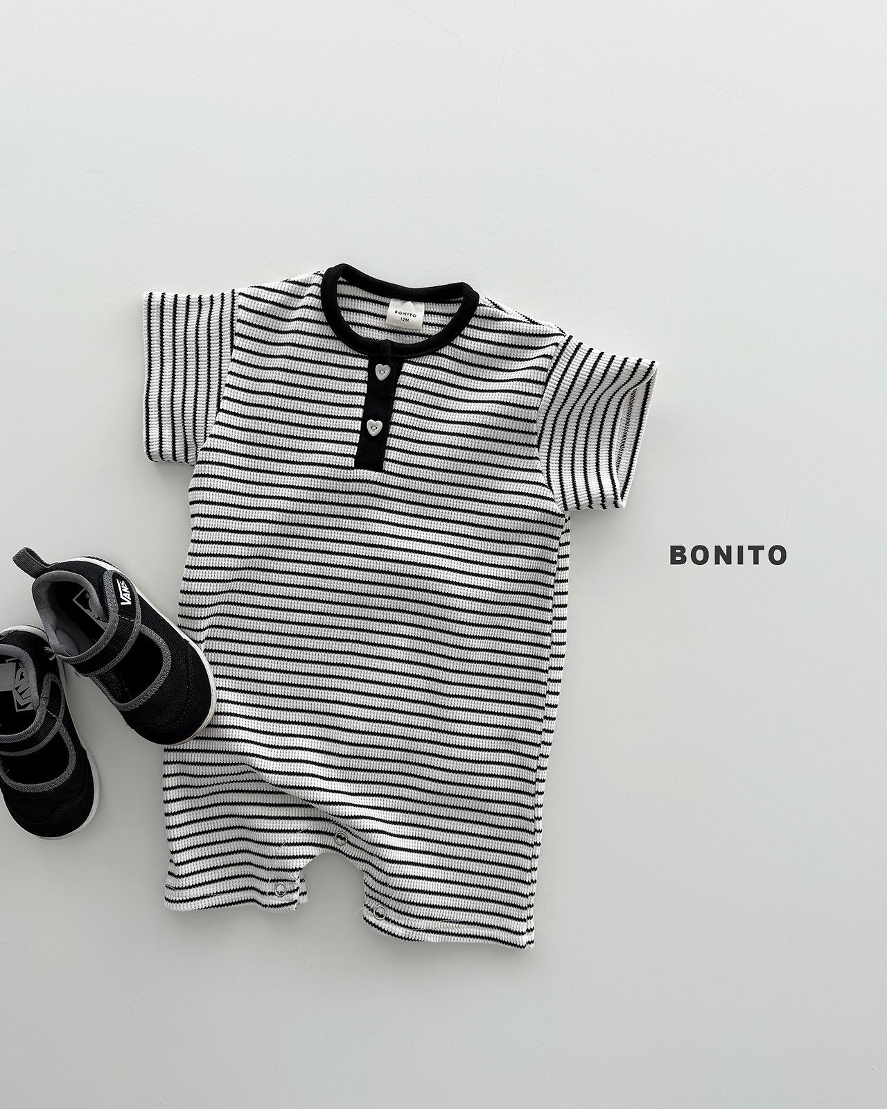 [PRE-ORDER] Summer Waffle Stripe Body Suit
