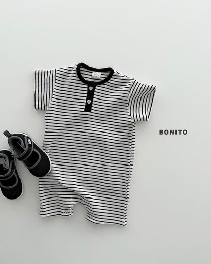 [PRE-ORDER] Summer Waffle Stripe Body Suit
