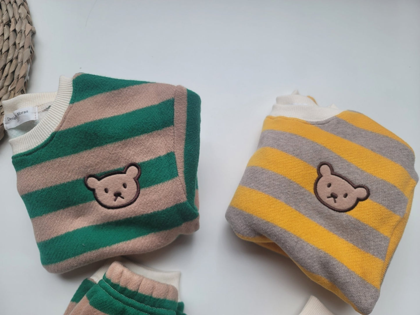 [PRE-ORDER] Stripe Bear Top Bottom Set