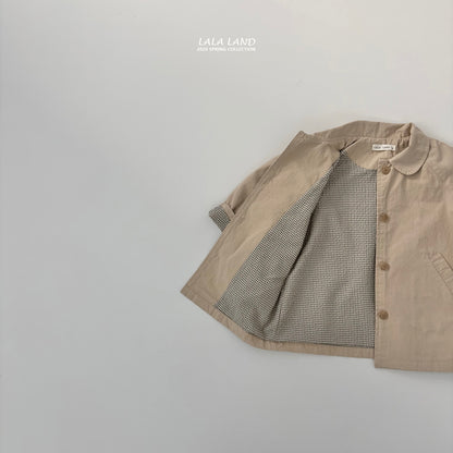 Spring Trench Coat [Cream/M(3-4yr)]