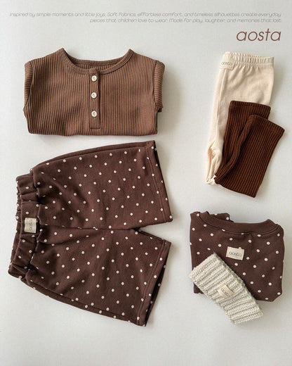 Every Day Leggings [Red/L(2-3yr)]