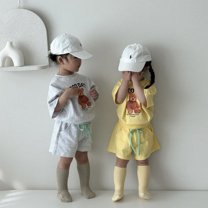 [PRE-ORDER] Good Day Bear Top Bottom Set