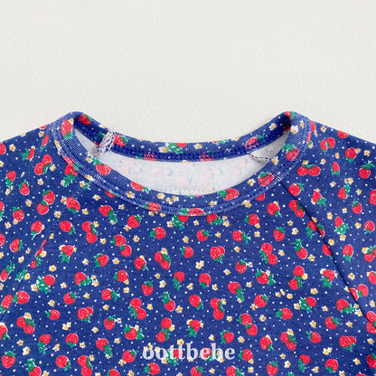[PRE-ORDER] Strawberry Body Suit + Leggings Set
