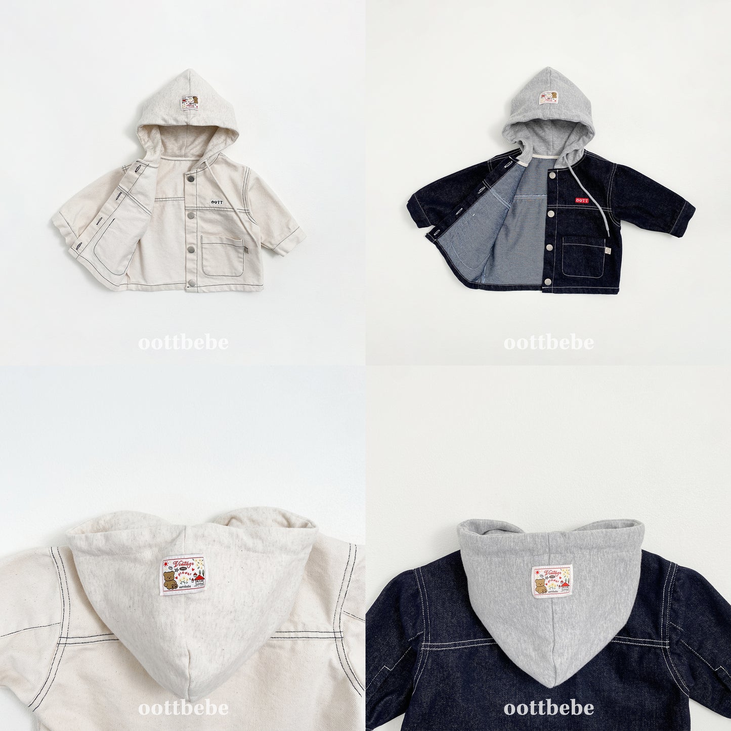 [PRE-ORDER] Hoodie Denim Jacket