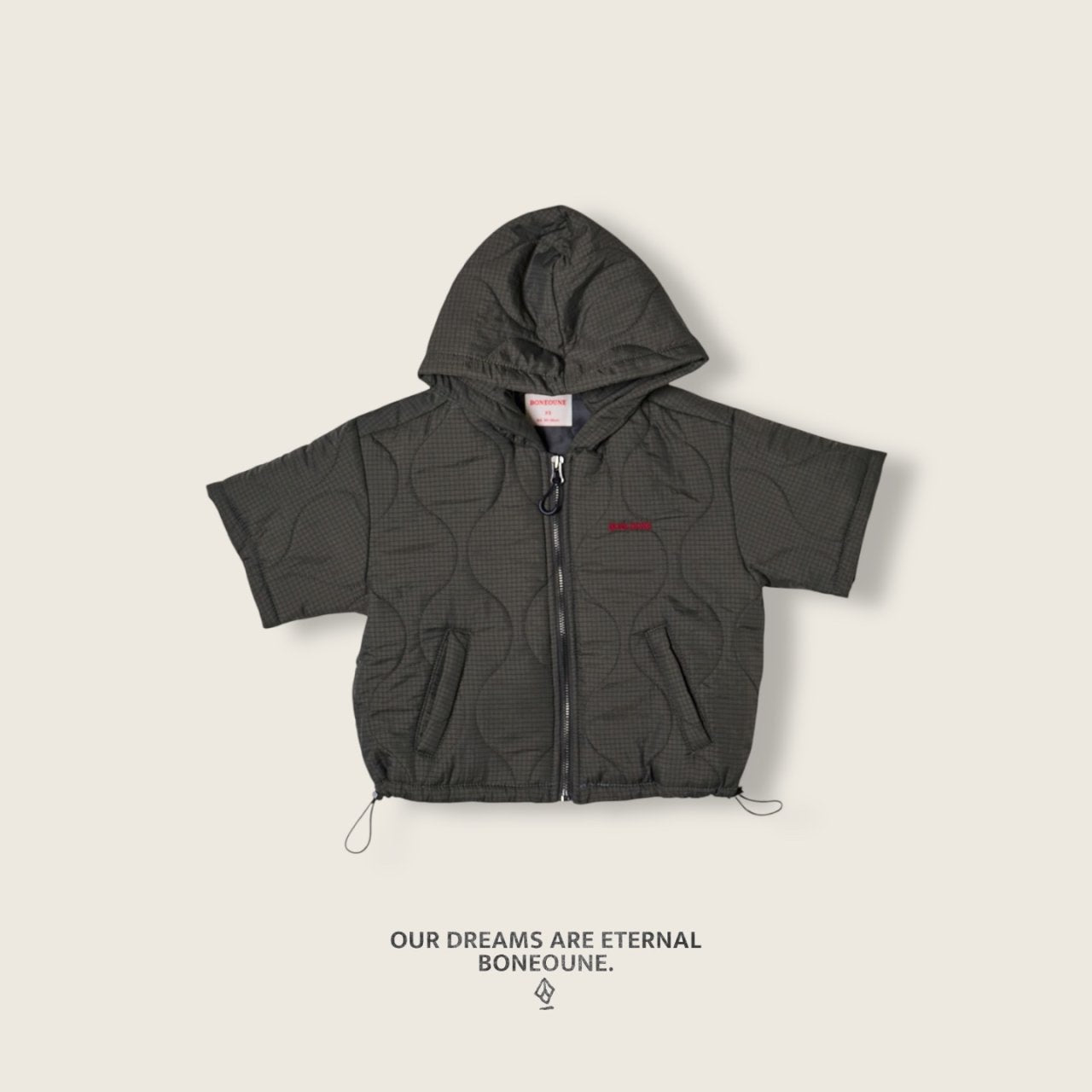 [PRE-ORDER] Half Hoodie Padded Jacket