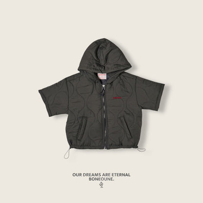 [PRE-ORDER] Half Hoodie Padded Jacket