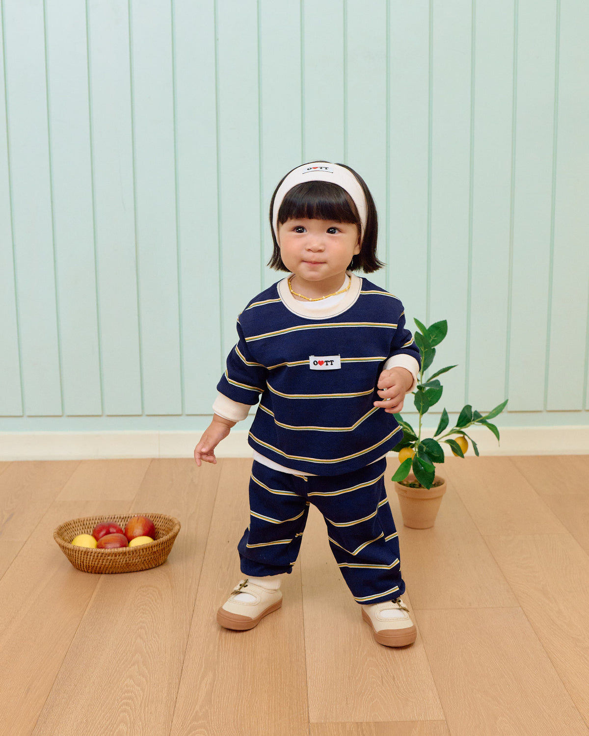[PRE-ORDER] Rookie Stripe Top Bottom Set