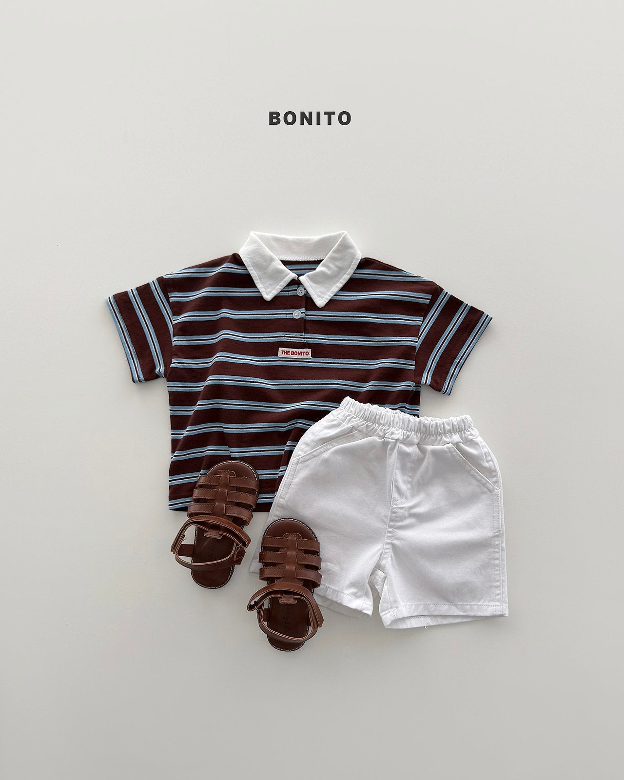 [PRE-ORDER] Sierre Stripe Collar T-Shirts