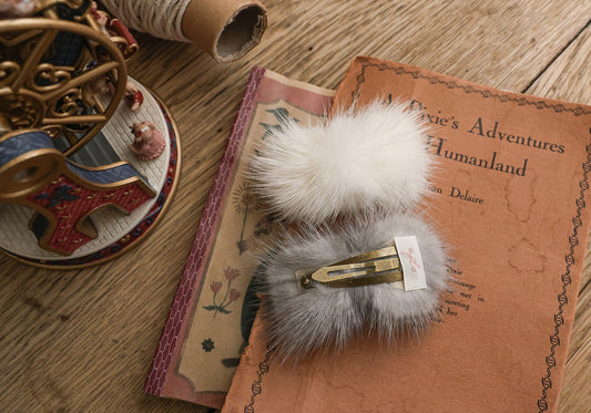 [PRE-ORDER] Mink Ribbon Hair Pin