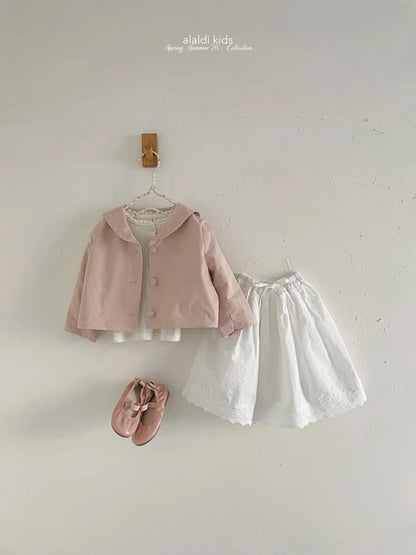 Sailor Collar Jacket [Light Pink/S(2-3yr)]
