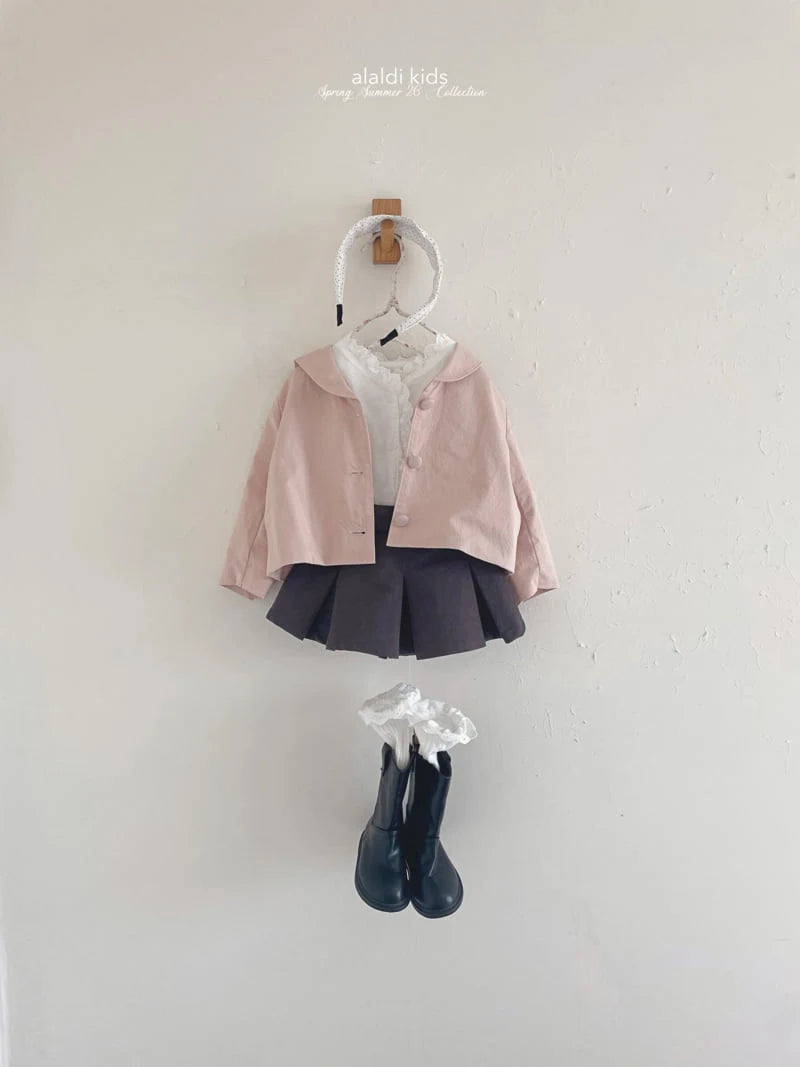 Sailor Collar Jacket [Light Pink/S(2-3yr)]