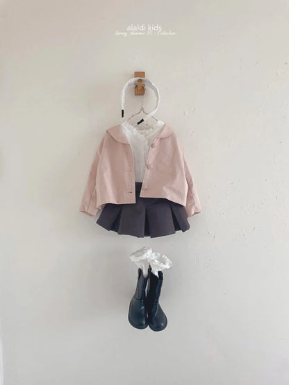 Sailor Collar Jacket [Light Pink/S(2-3yr)]