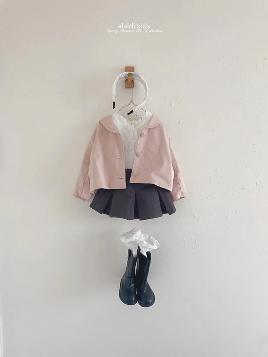 Sailor Collar Jacket [Light Pink/S(2-3yr)]