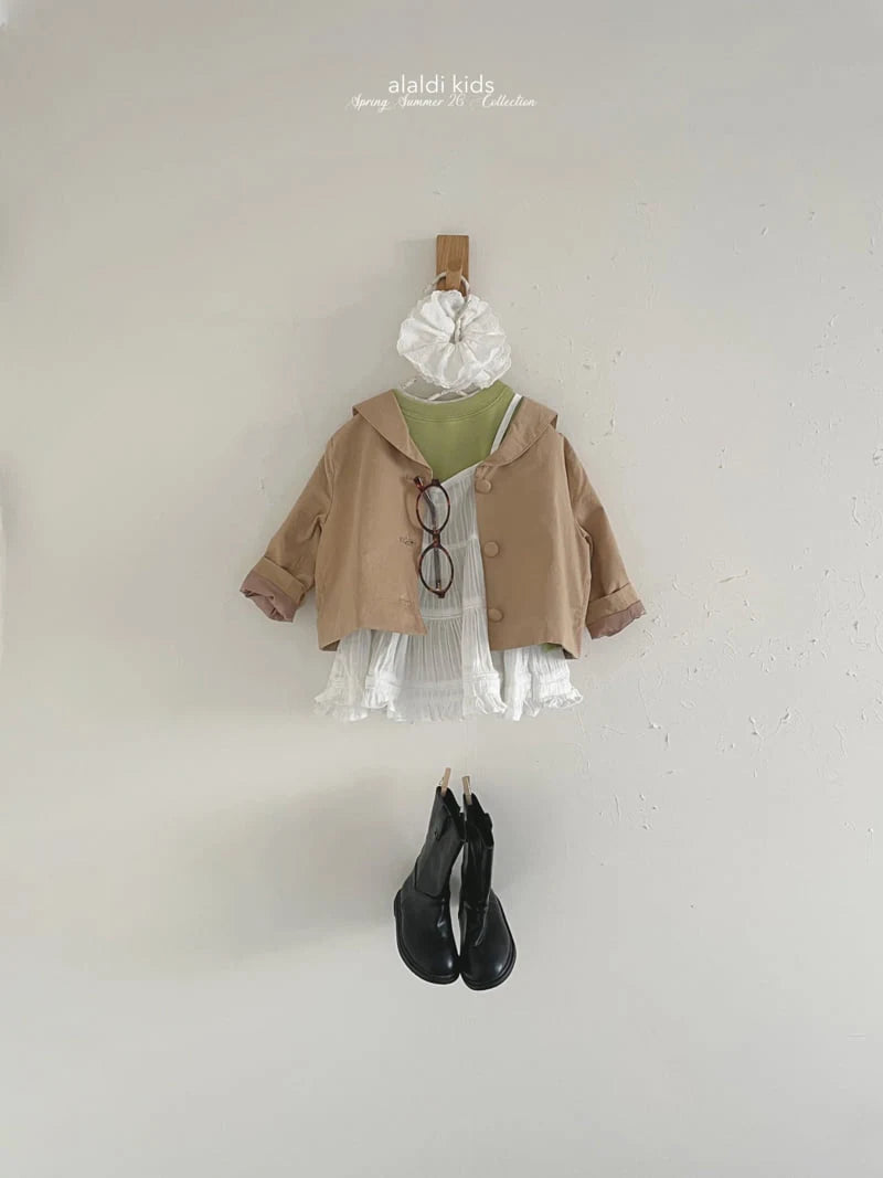 Sailor Collar Jacket [Light Pink/S(2-3yr)]