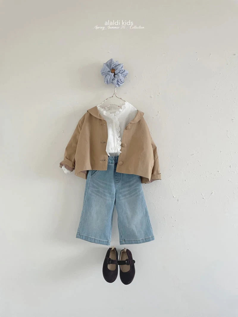 Sailor Collar Jacket [Light Pink/S(2-3yr)]