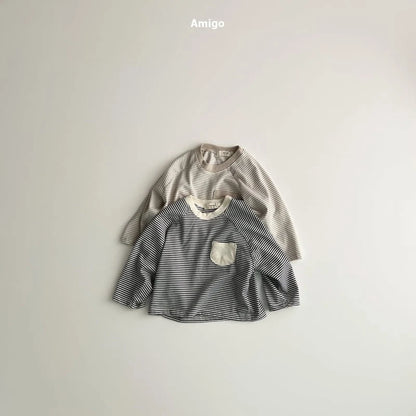[PRE-ORDER] Pocket Stripe T-Shirts