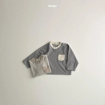 [PRE-ORDER] Pocket Stripe T-Shirts