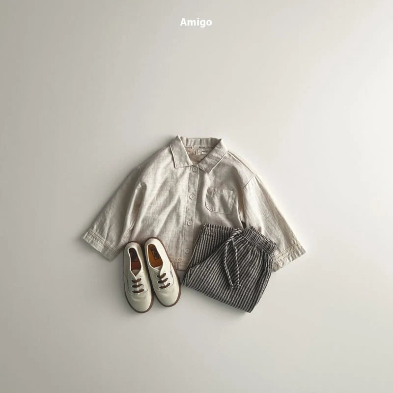 [PRE-ORDER] Natural Stripe Pants