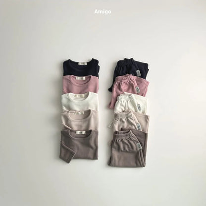 [PRE-ORDER] Basic Ribbed Top Bottom Set