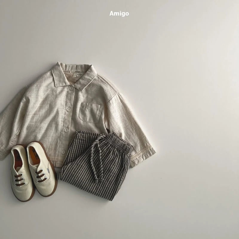 [PRE-ORDER] Natural Stripe Pants